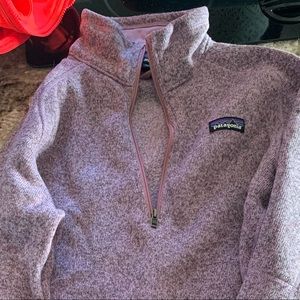Purple Patagonia Quarter Zip